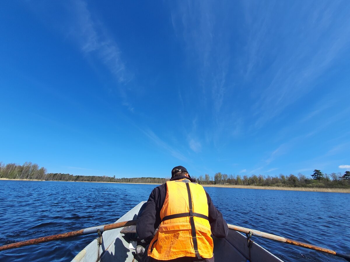 По Вуоксе на лодках