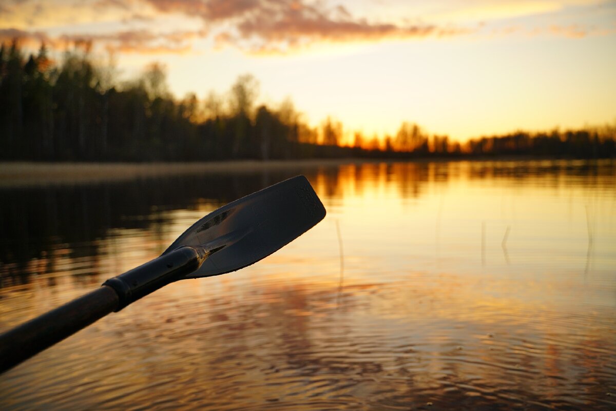 Вуокса на закате