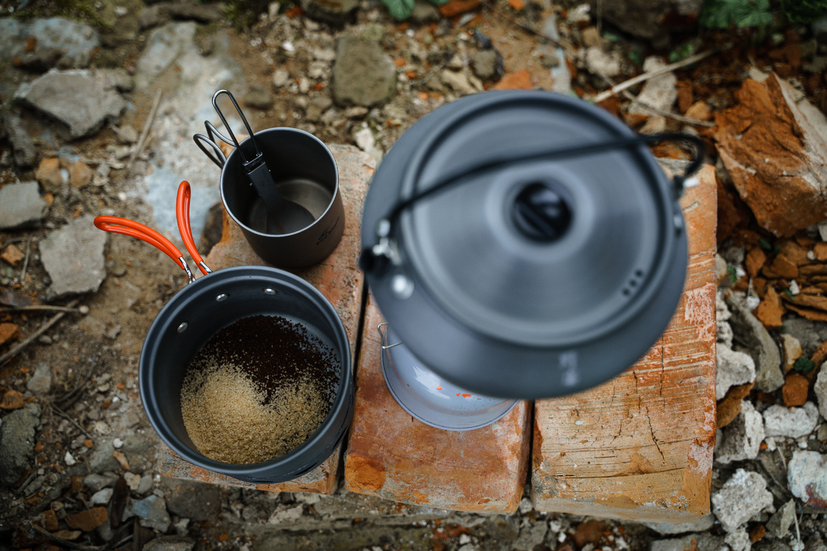 Походное меню на кипятке. Книга.