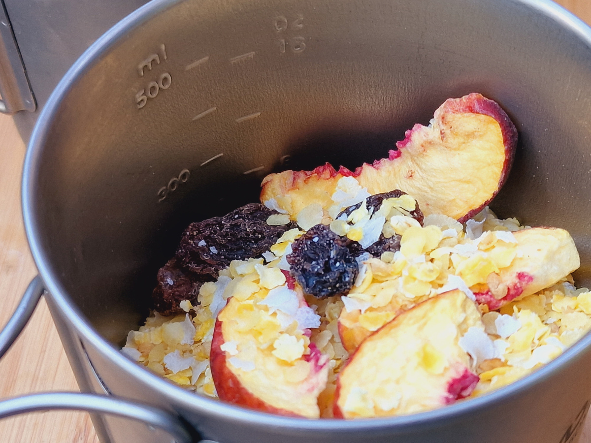 Каша на завтрак перед заливкой кипятком