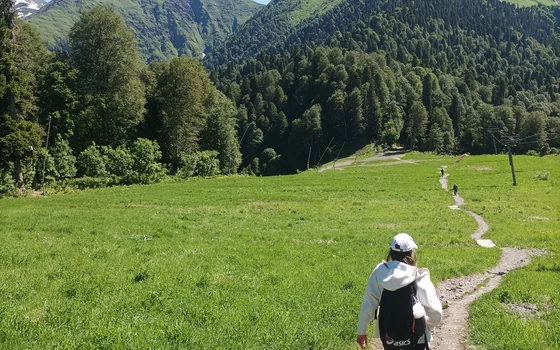 На Бзерпинский карниз через г. Табунная